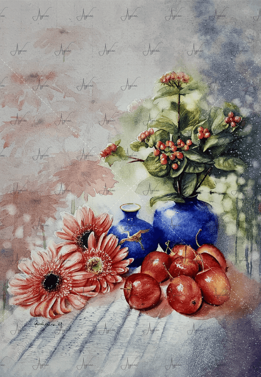 Blue jars